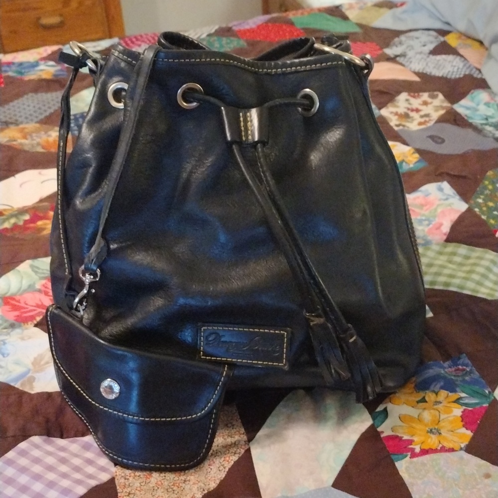 Vintage Dooney& Bourke Bucket Bag 1990's Serial Number J1479350 - Picture 3 of 14
